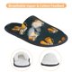 thumbnail image 3 of Balery Beer Pantuflas de Casa de Felpa Silenciosas con Diseño Estampado, Zapatillas Cómodas Antideslizantes de Algodón para Interior-Large, 3 of 8