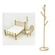 thumbnail image 3 of Conjunto de muebles y accesorios para el hogar para dormitorio de muñeca Blythe a escala 1/16 Soporte para sombrero Dorado, 3 of 8