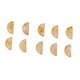thumbnail image 2 of 10pcs 3d arte Del Clavo Consejos De Uñas Decoraciones Shell Joyería Clavos Piedra de concha semicircular, 2 of 6