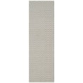 thumbnail image 2 of SAFAVIEH Montauk Corrine Geometric Cotton Runner Rug, Ivory/Grey, 2'3" x 9', 2 of 6