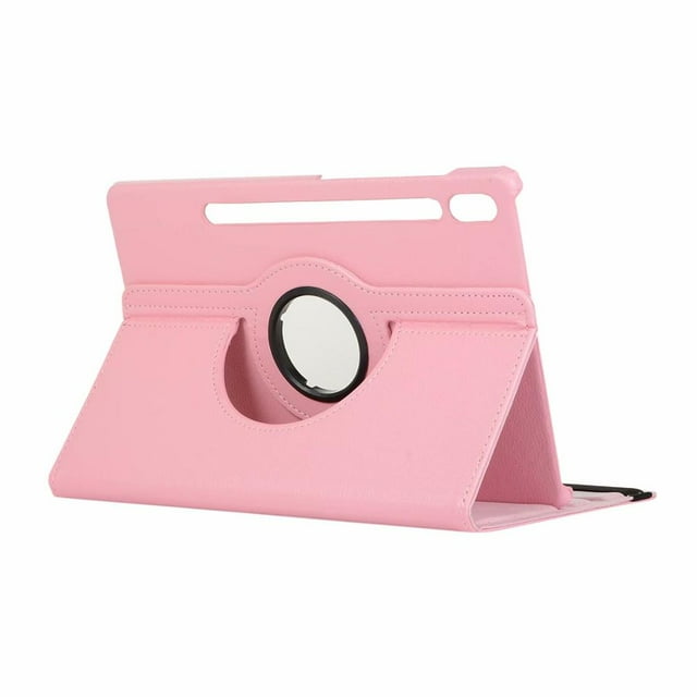 Pour Samsung Galaxy Tab S9 S8 Ultra 14.6 S7 Plus FE 12.4 Étui Support Rotatif à 360 Housse de Tablette pour Samsung Tab S9 S8 S7 11 Pouces Étui Rose P7 FE 12.4 Pouces