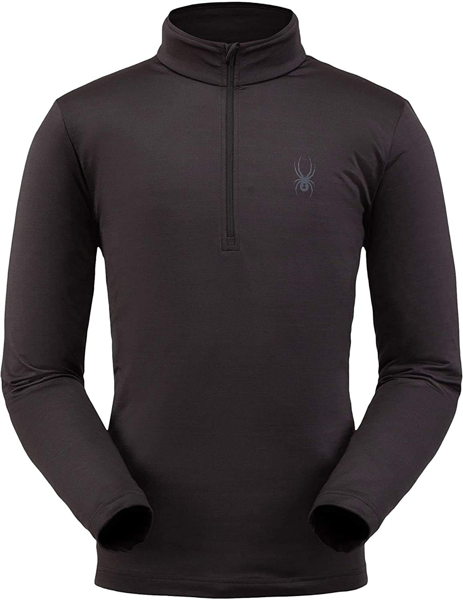 Spyder Men’s Prospect Zip T-Neck Quarter-Zip Pullover Long Sleeve Active Shirt 