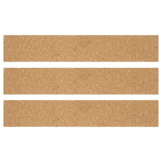 4 Pcs Cork Board Strips With 35 Pcs Push Pins 15x2 Inch - 1/2 Inch Thick  Cork Bulletin Bar Strips F