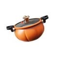 thumbnail image 2 of Stockpot, Soup Pot 24cm Multi Purpose Medical Stone  Sealing  for Home Orange 24cm/9.4in, 2 of 8