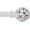 Weathered white, variant on Curtain Rods 18 to 64 inches (1.5-5.33 ft), 1 Inch Diameter Adjustable Heavy Duty Curtain Rods with Decorative Openwork Carved finials for  Decorative Curtain Rod