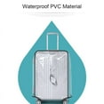 thumbnail image 3 of Housse de Valise Transparente en PVC pour Bagage Cabine 24 Pouces, 3 of 6