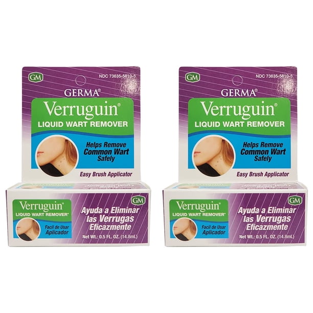 Eliminador de verrugas Verruguin con ácido salicílico al 17% 2 x 15 ml