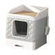 thumbnail image 5 of Contenedor portátil desmontable para gatos con rascador. Gris, 5 of 9