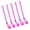 Pink, variant on Byujiro 5-Piece 2-in-1 Straw Spoon Home, Parties, Desserts & Beverages Reusable Straw Spoon