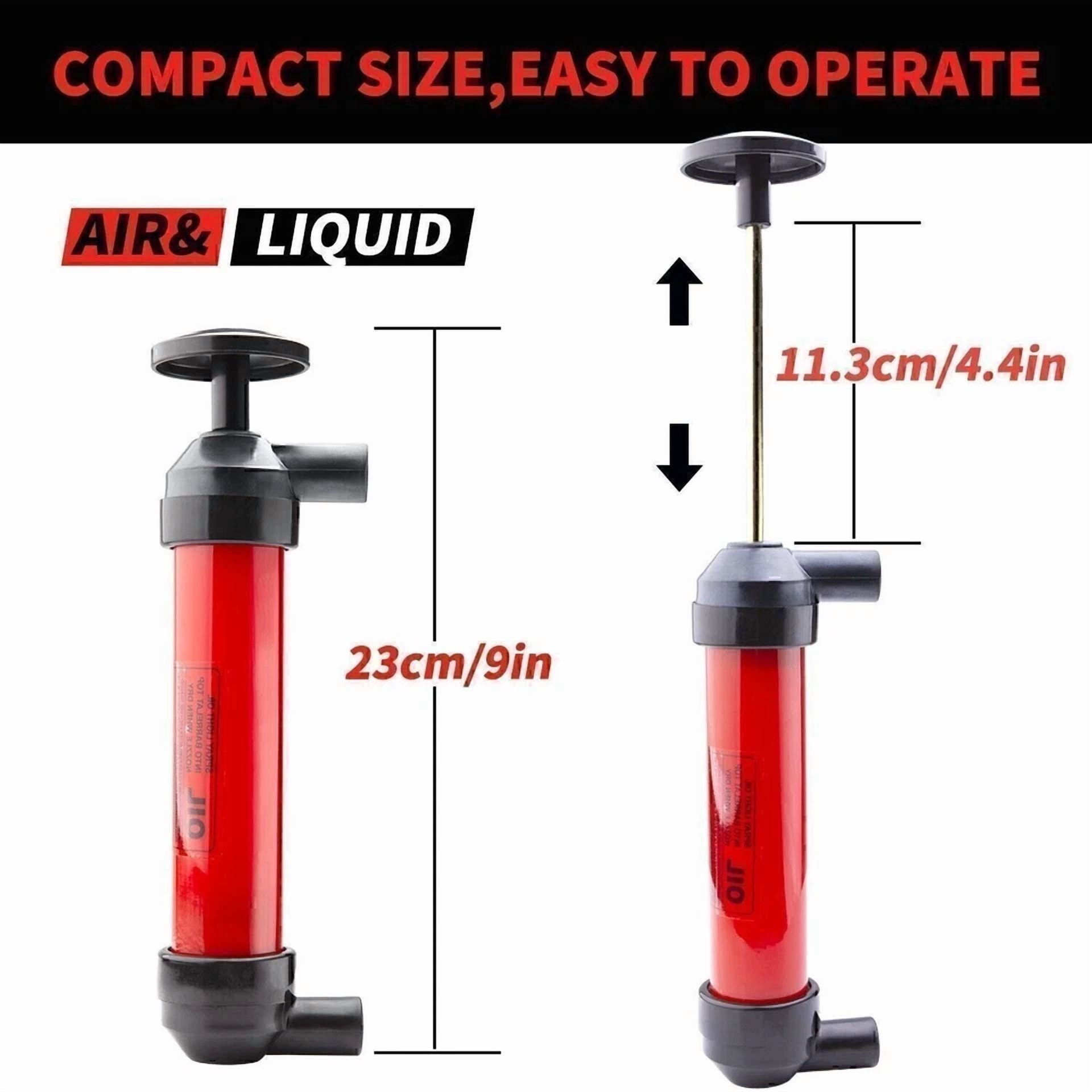 CIRCLE- Multi-Use Gas Oil Siphon Pump Fluid Transfer Pump Siphon Fuel Transfer Pump Kit