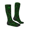 thumbnail image 3 of Daiia Sports Socks Green Bright Web with Spiders Printed Novelty Crew Socks for Men Women Knee High Socks Cotton Socks Soft & Breathable Support Unisex Socks, 3 of 9