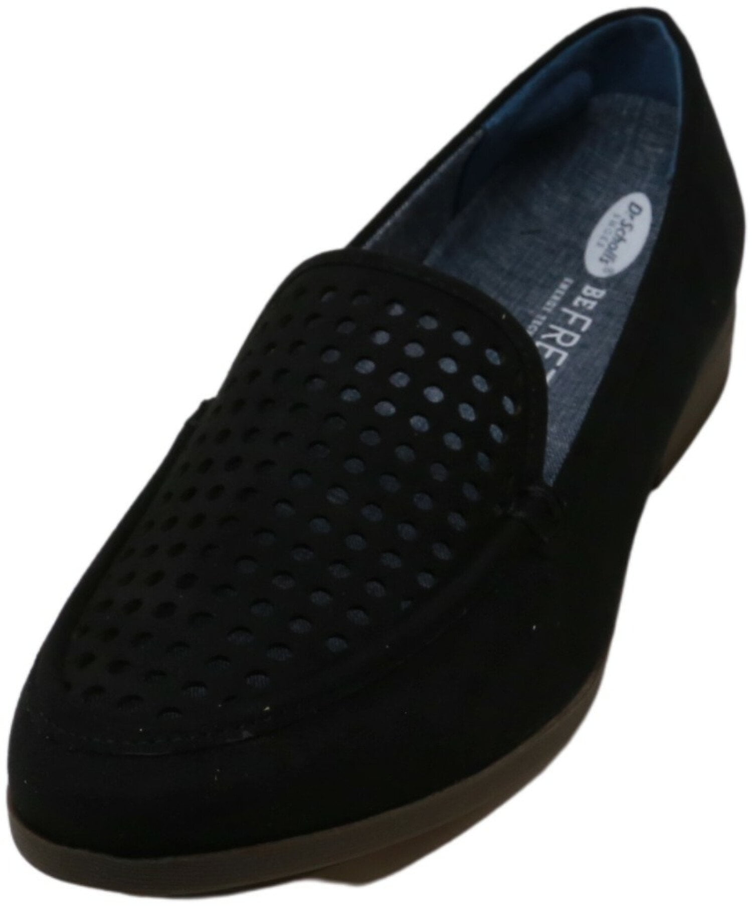 Dr. Scholls Women's Excite Chop Black Fabric Loafers & Slip-On - 7M ...