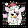 thumbnail image 2 of Men's Furby Christmas Lights Ugly Sweater Print Graphic T-Shirt, 2 of 5