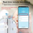 thumbnail image 4 of 2X Tuya ZigBee Smart Vibration Sensor Real Time Monitoring Door Window Detection Alarm Smart Security Protection System,2 * Shock Sensor,White, 4 of 10
