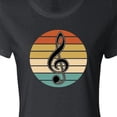 thumbnail image 4 of Inktastic Music Treble Clef Marching Band Women's T-Shirt, 4 of 5