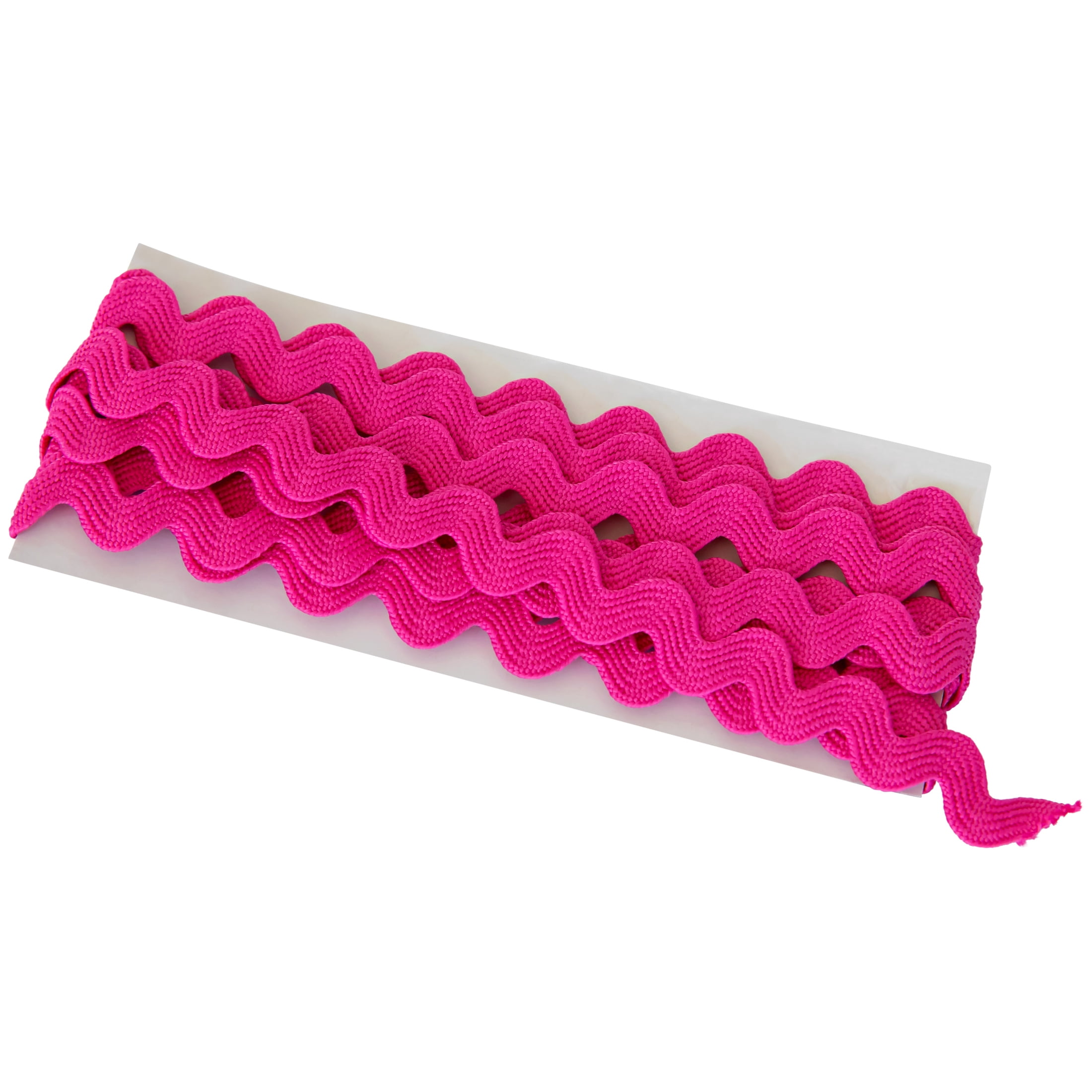 Wrights 1/2" Bright Pink Medium Rick Rack, 2.5 yd Sewing Trim