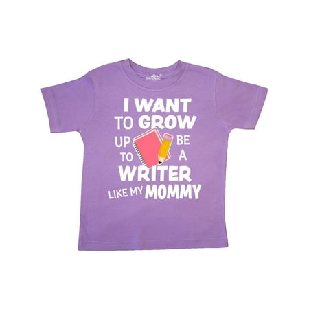 

Inktastic I Want To Grow Up To Be A Writer Like My Mommy Gift Toddler Boy or Toddler Girl T-Shirt