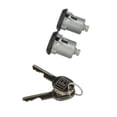 thumbnail image 2 of CarLights360 For Chevy K1500/K2500/K3500 1990 1991 Door Lock Set | Black | Front Mounting Location | 2 Key Quantity | Keys Included | Lock Cylinder Included | Replacement For 700796, 12330122, 2 of 5