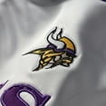 thumbnail image 4 of Men's Fanatics White Minnesota Vikings Big & Tall Tricot Full-Zip Track Jacket, 4 of 4