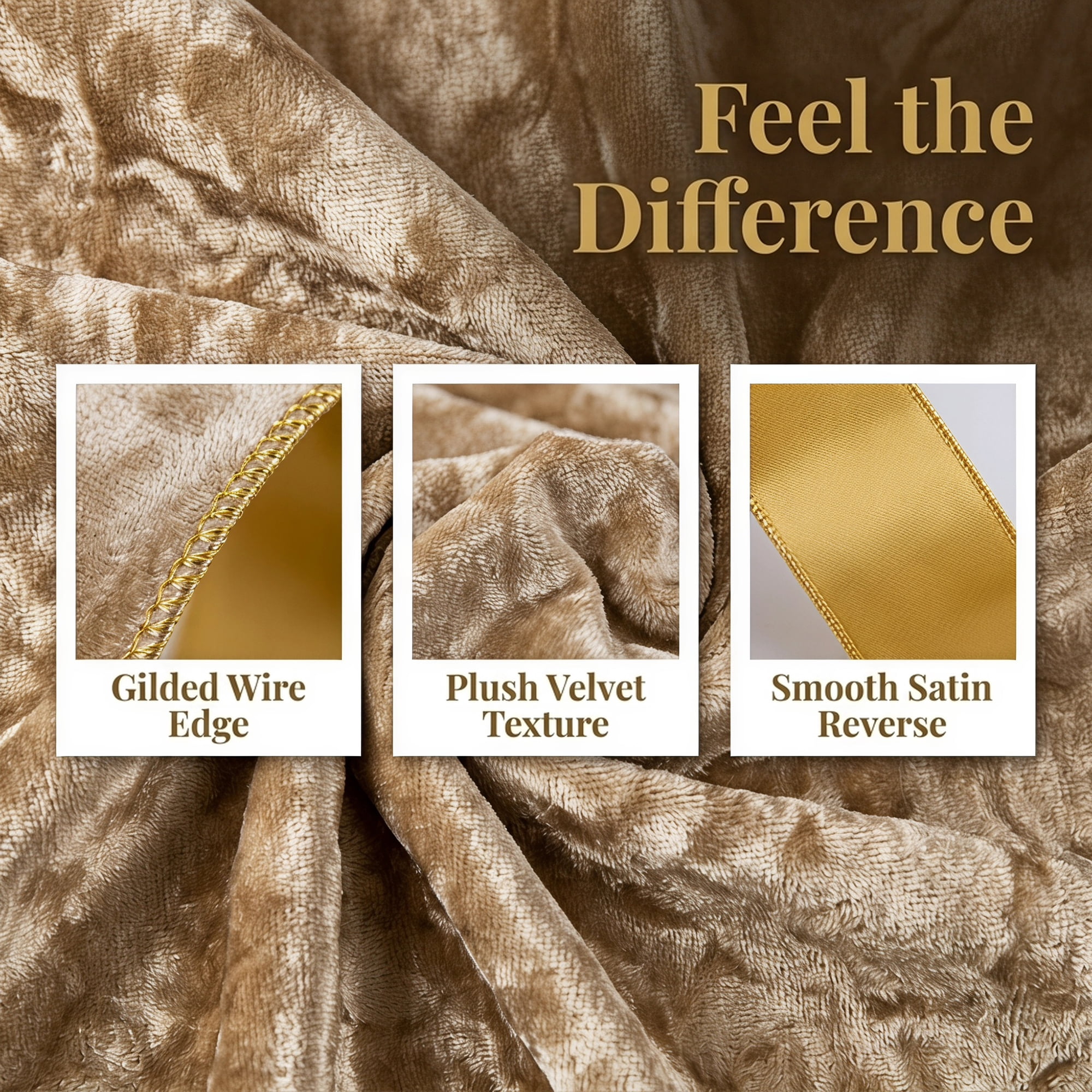 Unique Bargains Extra Wide Decorative Ribbon for Gift Decoration Use Champagne 9.8 Yard