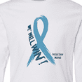 thumbnail image 4 of Inktastic We Will Win Against Prostate Cancer Ribbon Long Sleeve Youth T-Shirt, 4 of 5
