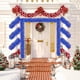 thumbnail image 5 of Xihbxyly Cintas Decorativas Navideñas de Rayas Rojas y Azules, de Plástico Duradero, Ideales para Decoración Navideña, Multiusos, Fáciles de Colgar, 5 M de Largo., 5 of 7