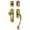 Lifetime Brass, variant on Grandeur Windsor C Grip Handleset with Knob