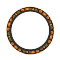 thumbnail image 1 of Balery Orange Pumpkin Fundas elásticas antideslizantes para volante, funda protectora universal para hombre y mujer, 15 pulgadas, accesorios para coche., 1 of 6
