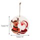 thumbnail image 2 of Adornos navideños Tarjeta colgante de madera de Navidad Decoración de árbol de Navidad de madera de doble cara Wmkox8yii gf9132, 2 of 8