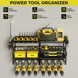 4-Layer Heavy Duty Metal Tool Storage Rack, 400LBS Capacity Power Tool ...
