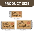 thumbnail image 3 of Halloween Decorations Inflatable Pumpkin Welcome Doormat For Outdoor Entrance Coir Front Door Mat With Non Slip Backing Fall Holiday Door Mat, 3 of 9