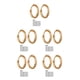 thumbnail image 2 of Guardurnaity Pequeños pendientes de aro de plata Tecnología de galvanoplastia Durabilidad brillante Aros de moda Regalos Accesorios de joyería Type2 NO2, 2 of 6