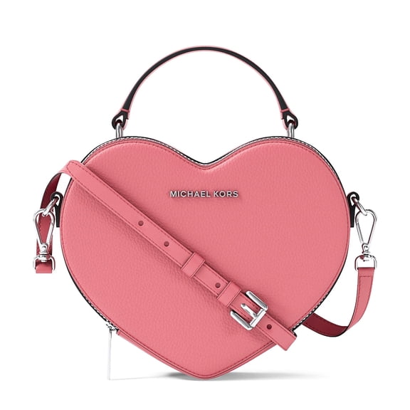 Michael Kors Women’s Jet Set Extra Small Heart Crossbody Bag (Hibiscus)