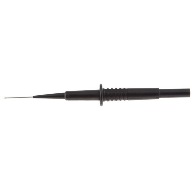 Sonda de prueba de multímetro de aguja perforante de aislamiento de 600 V con conector banana para Negro
