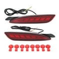 thumbnail image 2 of Car Rear Bumper Light, IP65 Waterproof Shockproof LED Red Lens Bumper Brake Lamp 2PCS  for Repair, 2 of 7