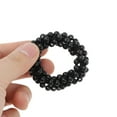 thumbnail image 5 of NOMADIC NOOK Fashion Faux Pearls Hair Elastic Band 3 Pcs Champagne Black Gray, 5 of 5