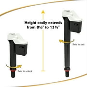 Korky QuietFILL Universal Toilet Fill Valve - Easy Installation, Adjustable, Fits 99% of Toilets, 528