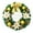 Gold, variant on Christmas Wreath Artificial 18 Inch - Front Door Wreath with Red Bow, Berries, Christmas Balls and Golden Flower for Window Wall Decor