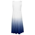 thumbnail image 5 of FAFWYP Women's Summer Casual Sleeveless Tiered Dress Round Neck Mini Sundress Gradient Color Loose Short Flowy Beach Boho Dress, 5 of 5
