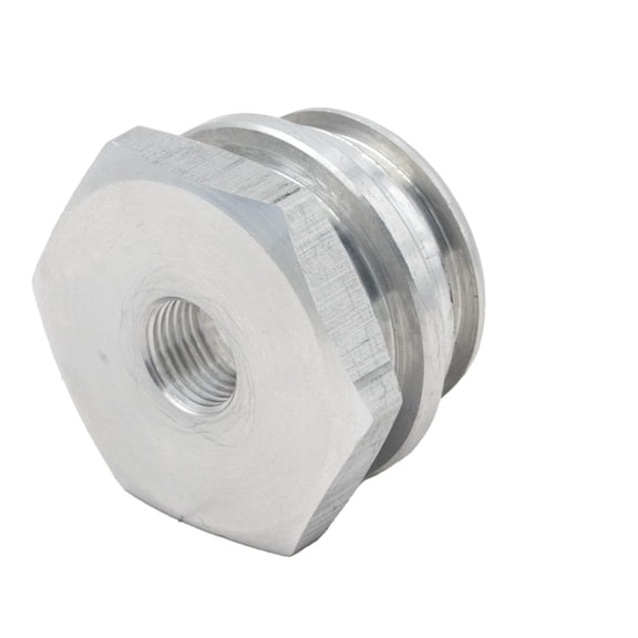 ICT Billet Flex Fuel Pressure External Regulator Bypass Plug w/Gauge for LS Truck Intake Manifold