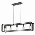 thumbnail image 5 of 5 Light Linear Pendant in Variety Of Style 9.25 inches High By 41 inches Wide-Black Finish-Matte Black Shade Color Bailey Street Home 170-Bel-4159809, 5 of 10