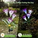 thumbnail image 2 of Solar Garden Stake Lights,2 Pack With 8 Lily, Purple And White, 2 of 5