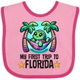 thumbnail image 3 of Inktastic First Trip to Florida Funny Beach Boys or Girls Baby Bib, 3 of 4