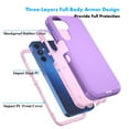 thumbnail image 3 of Njjex Galaxy A15 5G Cases,Sturdy Phone Case for Samsung A15 5G 6.5",Full-Body Shockproof Protection Heavy Duty Hard Plastic & Shock Absorption Rubber Bumper 3-in-1 Case Cover - Purple, 3 of 6