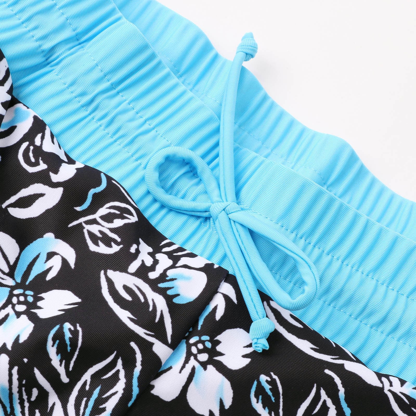 Blouson Tankini Swimsuits for Women 2026 Tummy Control Two Piece Bathing Suits with Sporty Pockets Swim Shorts
