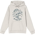 thumbnail image 4 of Pisces Zodiac Fish With Glitter Adult Sand Long Sleeve Hoodie-Medium, 4 of 6