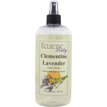 Clementine Lavender Linen Spray, 16 ounces (Best Lavender Linen Spray)