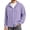 Purple, variant on IWRICH Hoodie for Men Drawstring Hooded Button down Beach Hippie Shirt Lightweight Soft Long Sleeve Blouse Tops Sky Blue XL