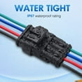 thumbnail image 3 of Nilight 4Pin Way Electrical Wire Connector 10 Pack 16AWG Male Female Plug Socket Quick Disconnect Waterproof Plug Play 1.5mm Series Terminal for Car Truck Motorcycle Marine Boat, 3 of 7