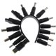 thumbnail image 3 of Conector de Enchufe de Alimentación de .5 * 2.1 a 34 Piezas Adaptadores de Varios Tipos para Computadora Portátil Sunnimix Enchufe de alimentación de CC, 3 of 8